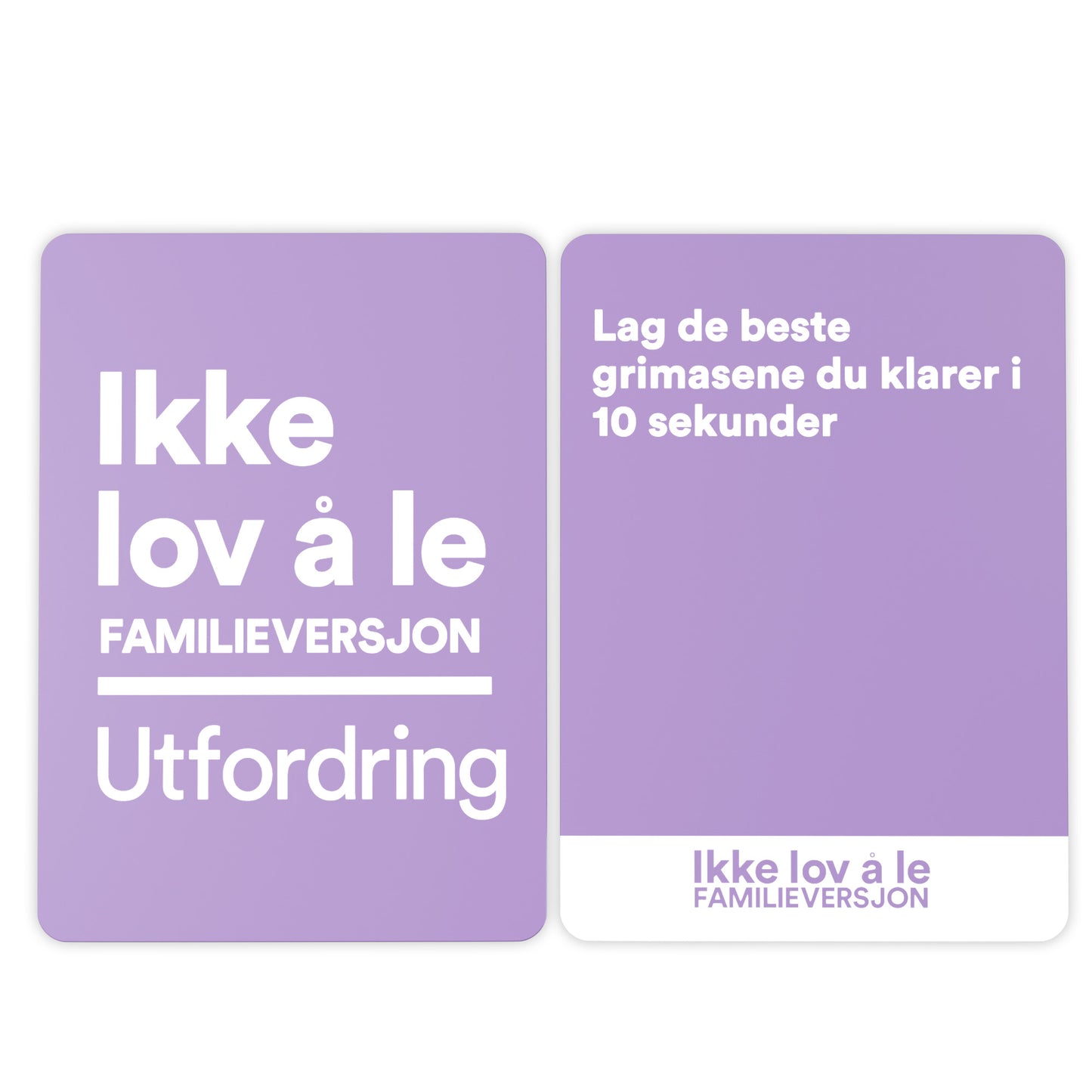 Ikke lov å le Familieversjon