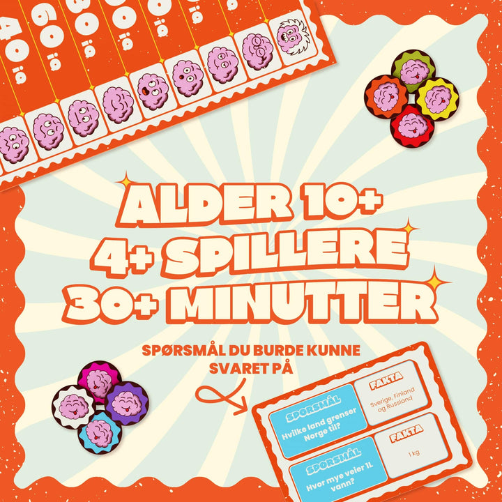 Dum, Dummere, Dummest - alder 10+, 4+ spillere, 30+ minutter