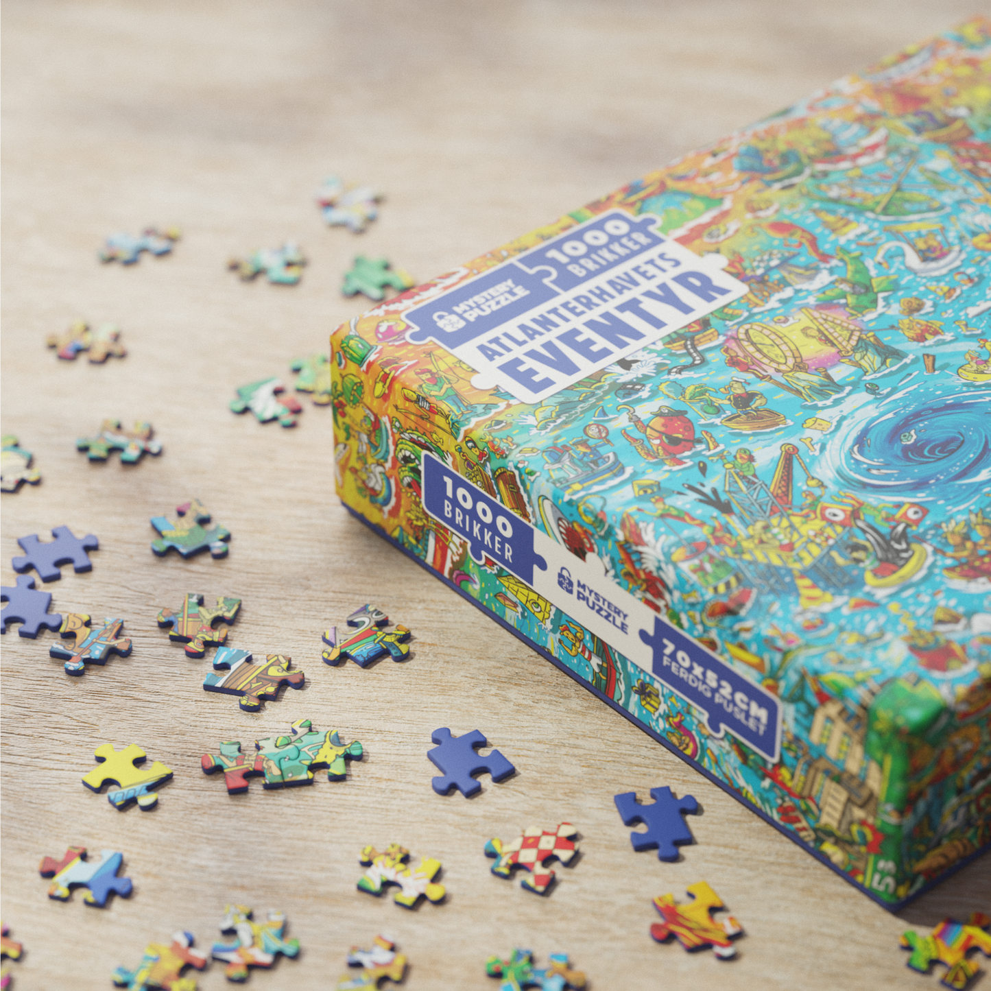 Atlanterhavets eventyr - 1000 brikkers puslespill