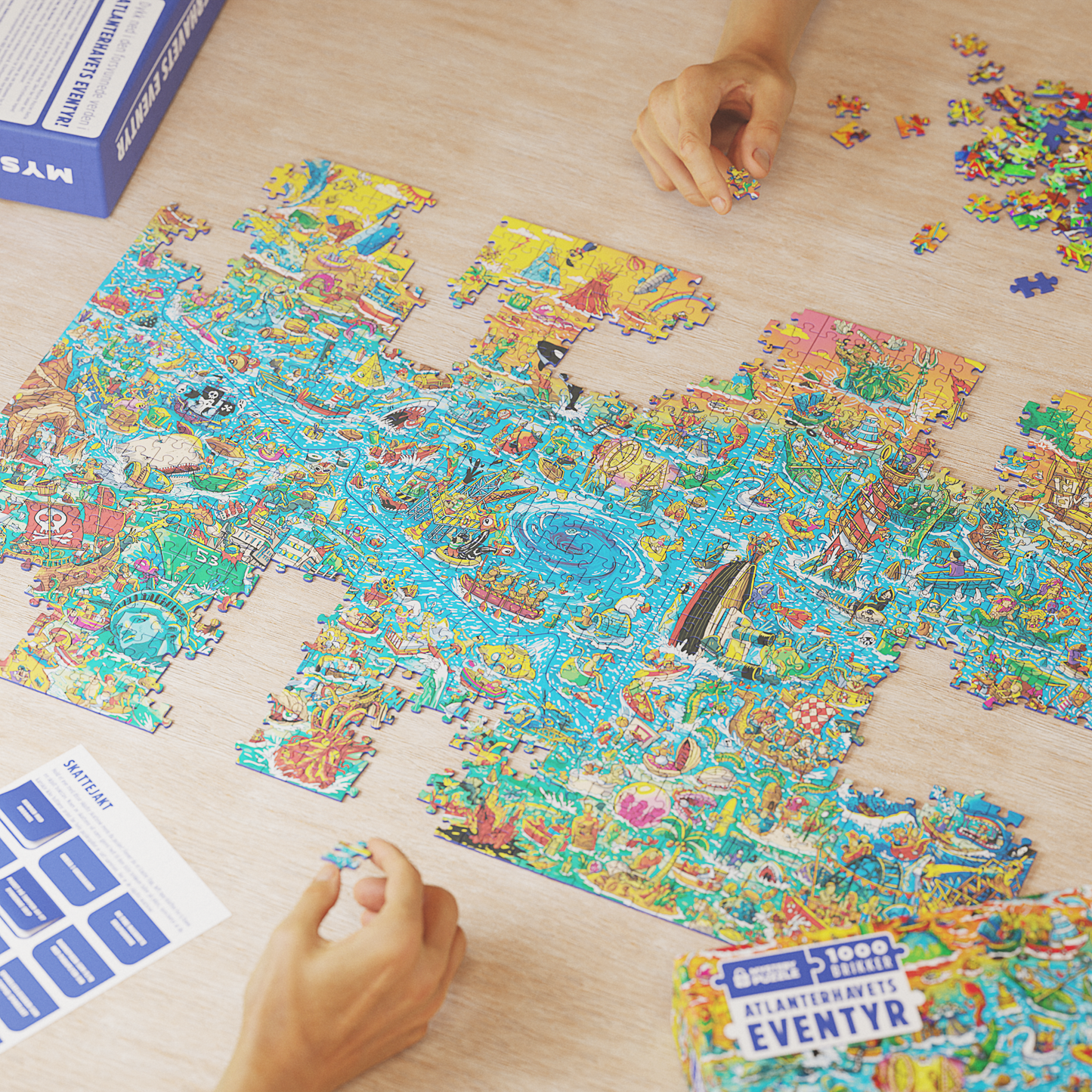 Atlanterhavets eventyr - 1000 brikkers puslespill