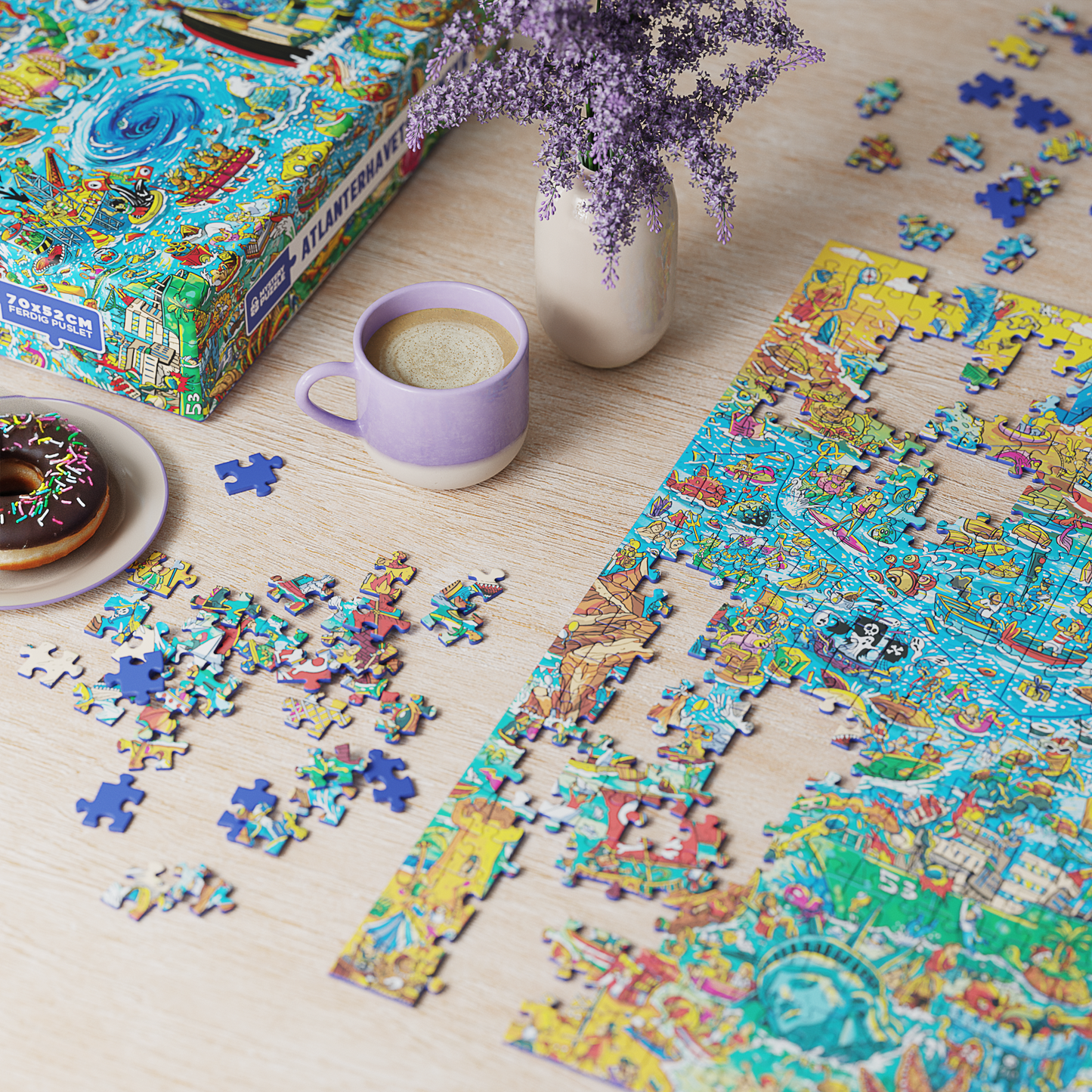 Atlanterhavets eventyr - 1000 brikkers puslespill