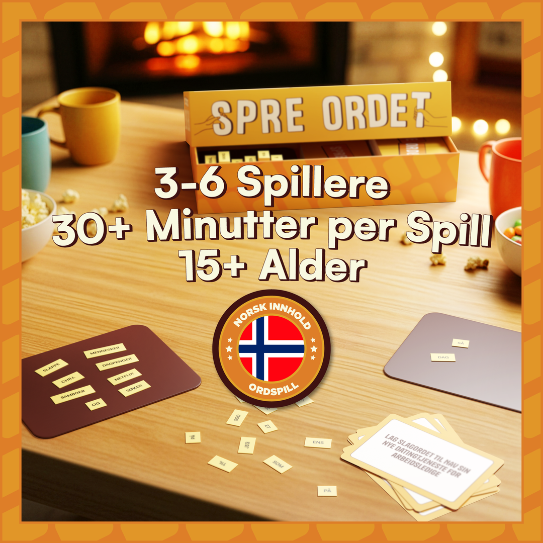 Spre Ordet - 3-6 spillere, 30+ minutter, 15+ år