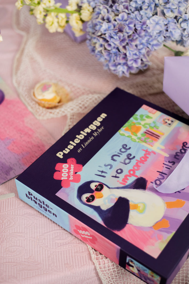 Puslebloggen – Pingvincore av Linnéa Myhre (1000 brikker)