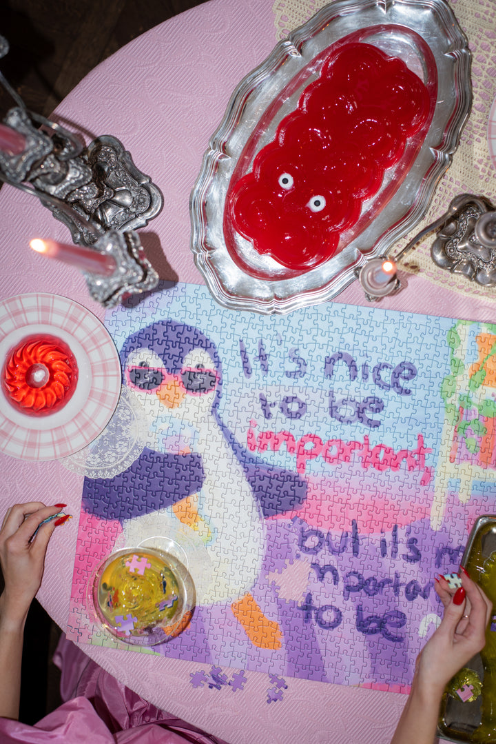 Puslebloggen – Pingvincore av Linnéa Myhre (1000 brikker)